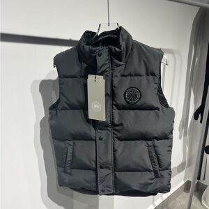 Canada Goose Black Quilted Vest
